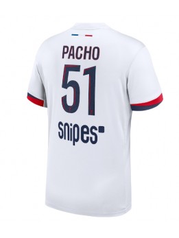 Billige Paris Saint-Germain Willian Pacho #51 Bortedrakt 2025-26 Kortermet
